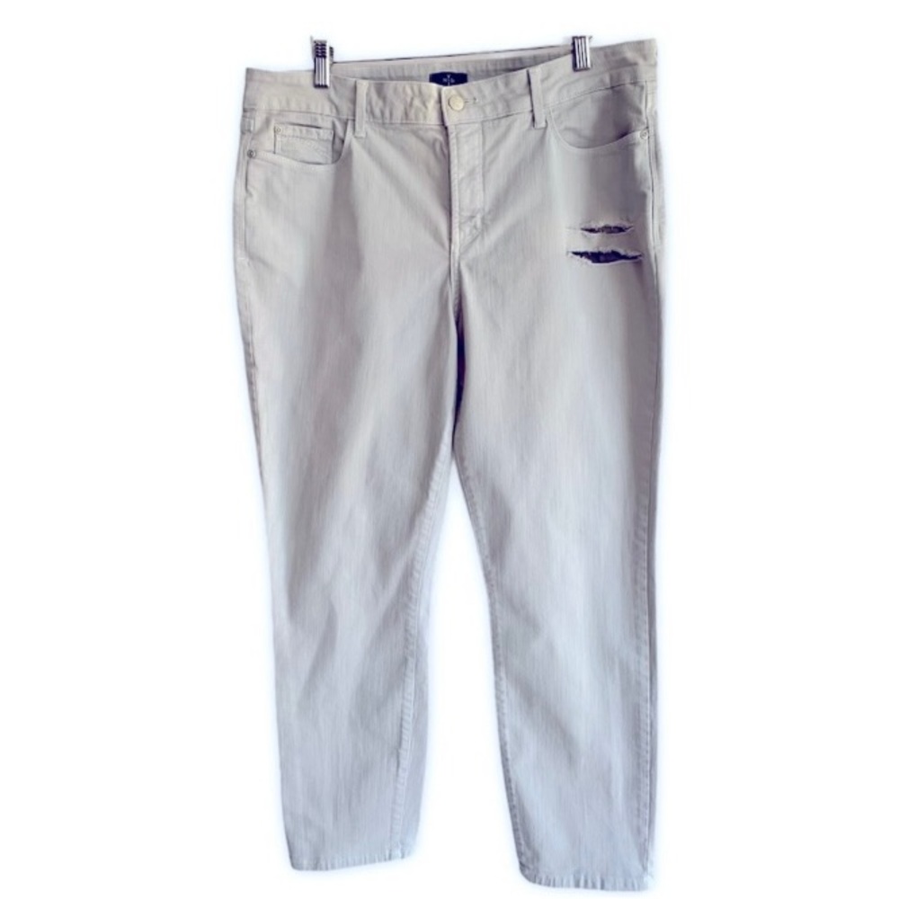 NYDJ Clarissa Stretch Ankle Pants Sz 14